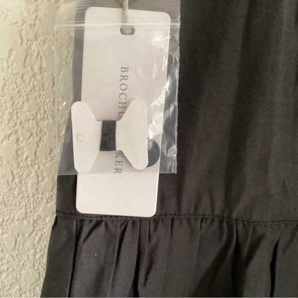 NWT Brochu Walker Havana Tiered Black Skirt - Picture 6 of 8